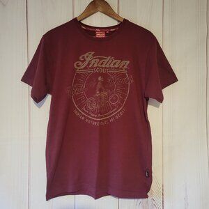 Indian Motorcycle T-Shirt, Limited Edition Wall of Death Graphic Print Men’s M
